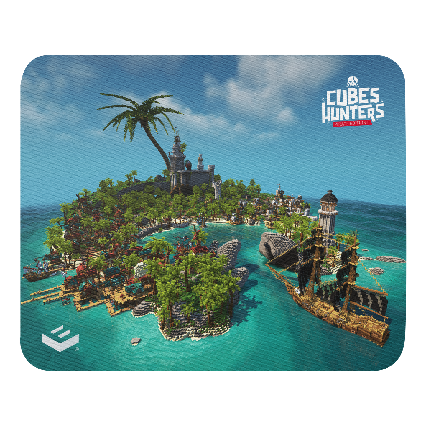 Tapis de souris Ekalia | CubesHunters Pirate Edition 2